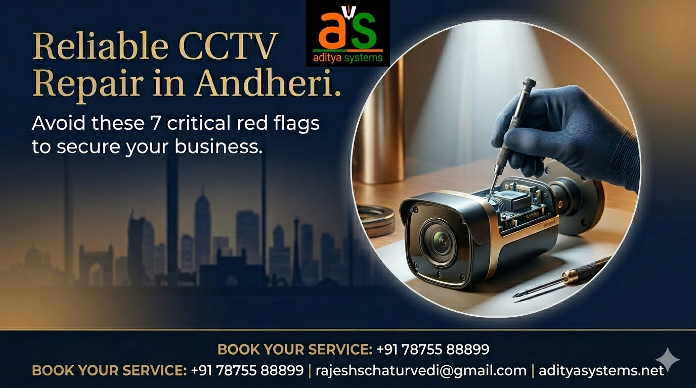 How to Choose a Reliable CCTV Repair Service in Andheri: 7 Red Flags to Avoid