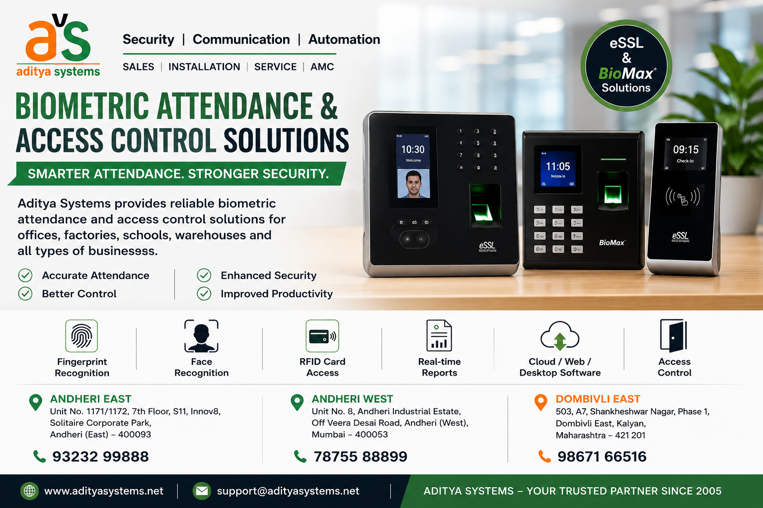 Biometric Attendance Machine for Office in Mumbai – Which One Should You Choose?