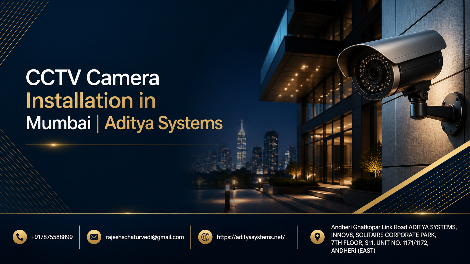 CCTV Camera Installation in Mumbai | Aditya Systems