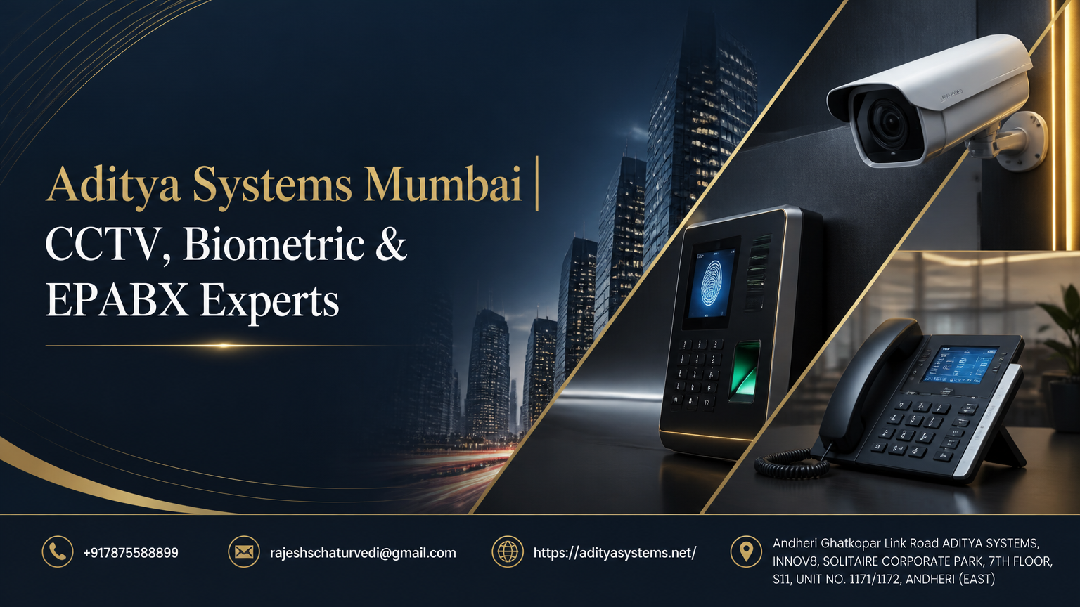 Aditya Systems Mumbai | CCTV, Biometric & EPABX Experts