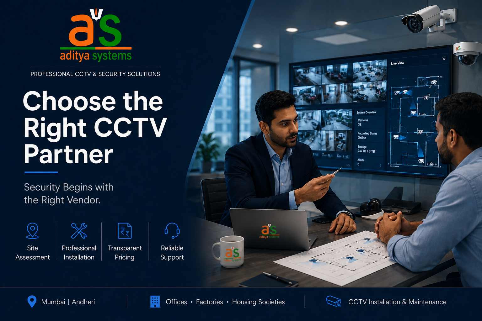 How to Choose a Reliable CCTV Vendor in Mumbai: A Complete Buyer’s Guide