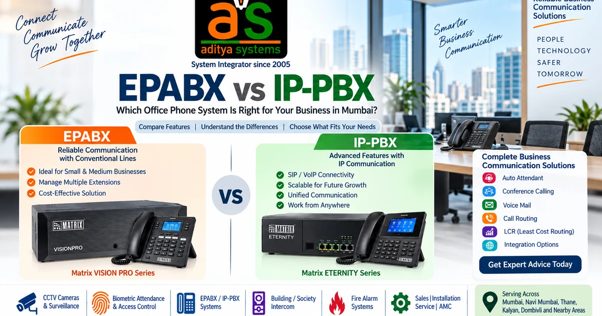 EPABX vs IP-PBX: Which Office Phone System Is Right for Your Business in Mumbai?
